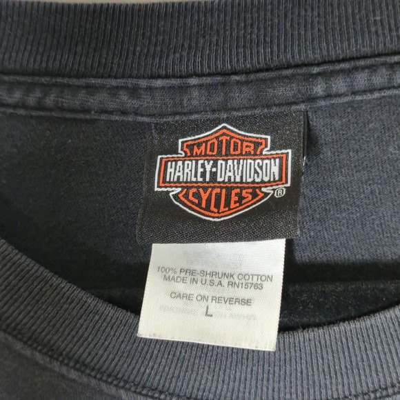 Vintage Harley Davidson 2004 Bowling Green Kentucky Black Graphic Size Large - Picture 6 of 6